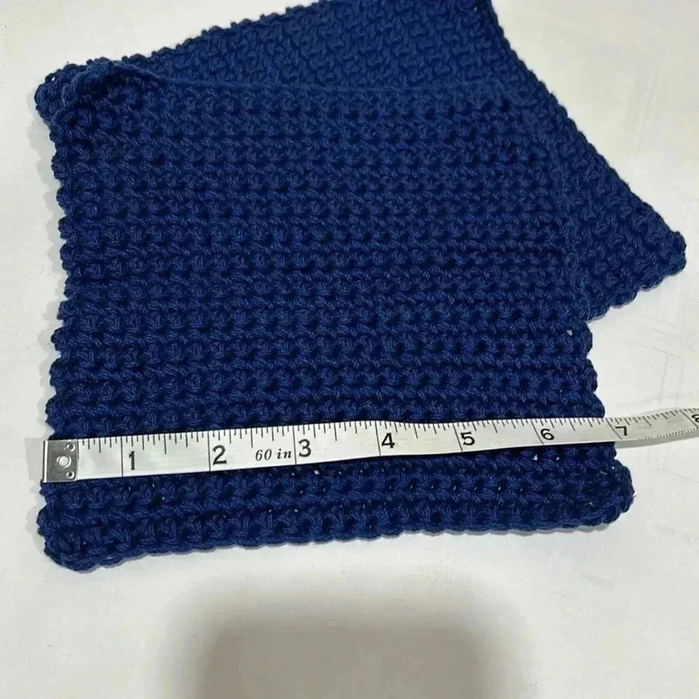 100% Cotton Handmade Washcloth & Soap Saver